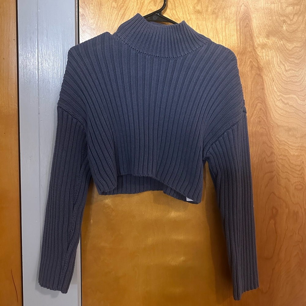 Zara navy blue sweater